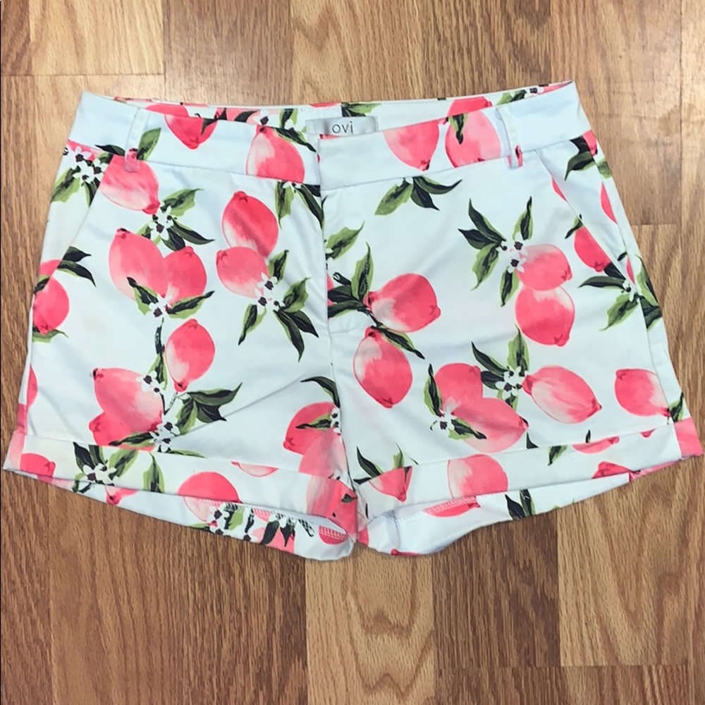 Women’s OVI Pink Lemon Shorts